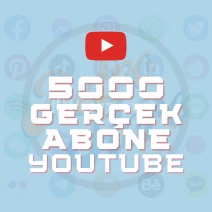 Youtube 5000 Gerçek Abone - Hızlı Teslimat