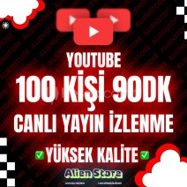 YouTube 🔴 90 Dakika  100 Kişi Yayın İzlenme 🚨