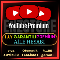 YouTube Aile Premium 1 Aylık(%100 GARANTİLİ)