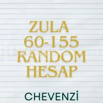 Zula 60-155 LvL Arası Random Hesap