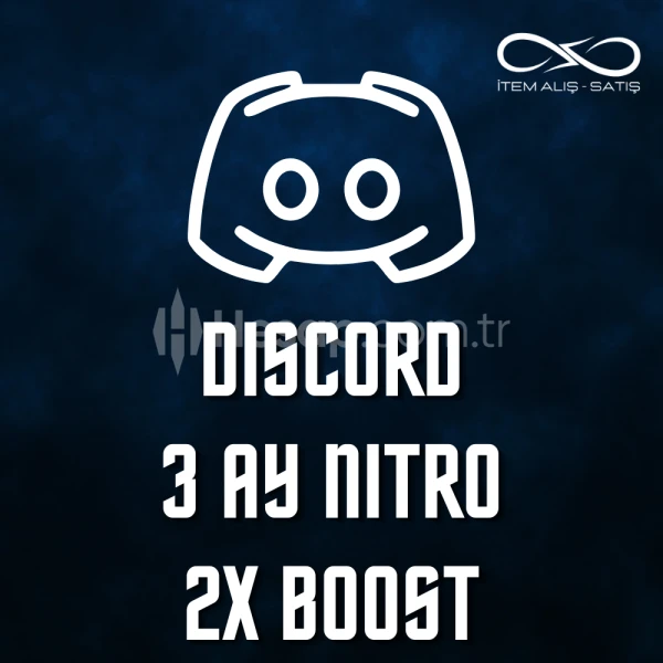 3 Aylık Discord Nitro 2x Boost l OTOMATİK TESLİMAT