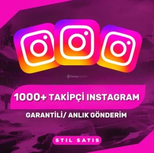 ANLIK/ İNSTİGRAM 1000  TAKİPÇİ / DÜŞÜŞ YOK