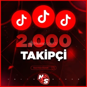⭐ GARANTİLİ ⭐ TİKTOK 2.000 GERÇEK TAKİPÇİ ⭐