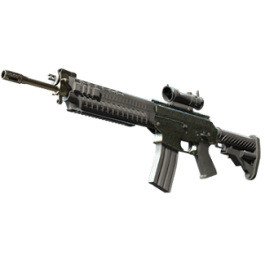 SG 553 | Army Sheen (Minimal Wear)