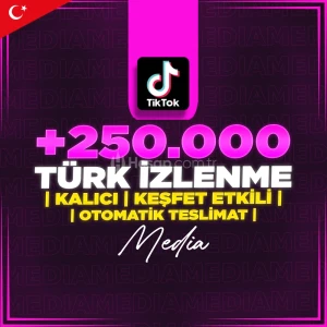TikTok 250.000 Türk İzlenme - Keşfet Etkili