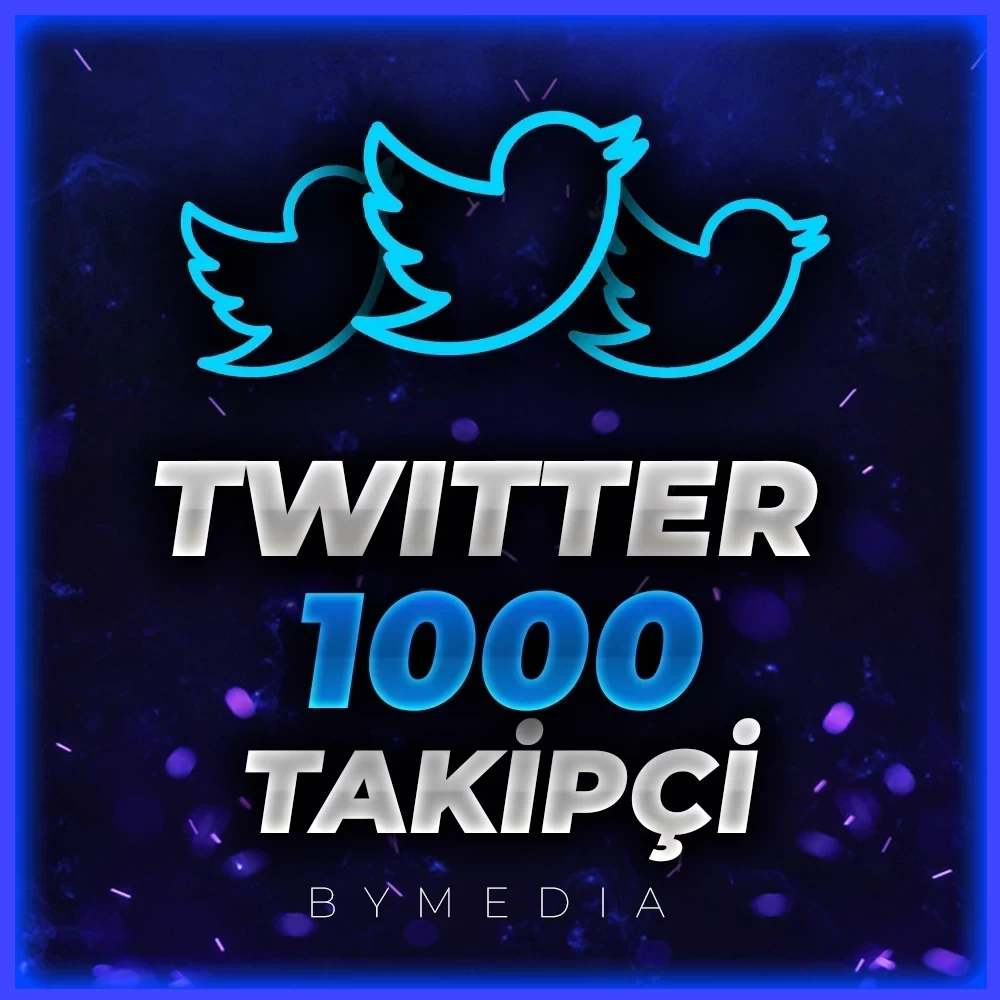 Twitter 1000 Takipçi  -  Otomatik Teslim