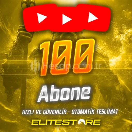 YouTube 100 Abone - Düşüş Yok