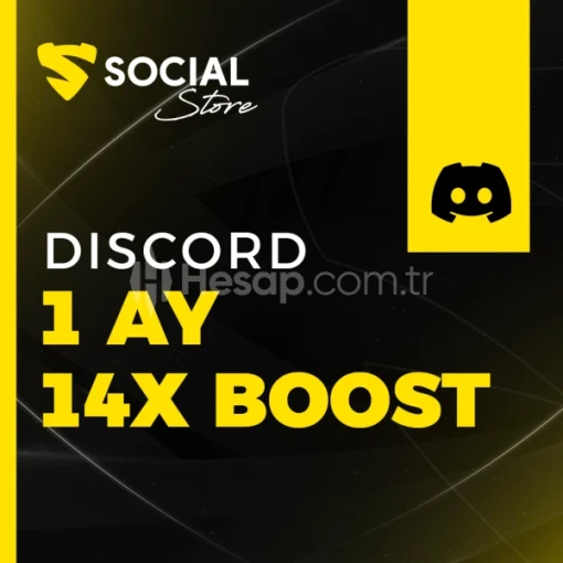 Discord 1 Aylık 14x Boost - Anlık Teslim