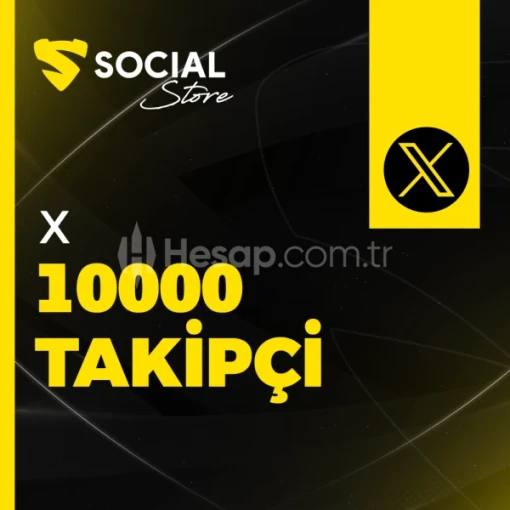 Twitter (X) 10.000 Takipçi - Garantili