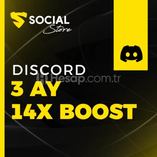 Discord 3 Aylık 14x Boost - Anlık Teslim