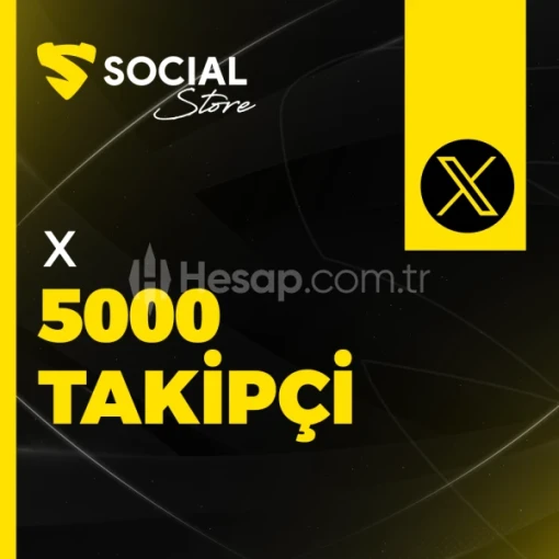 Twitter (X) 5.000 Takipçi - Garantili