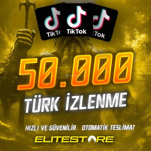 Anlık - TikTok 50.000 Türk İzlenme