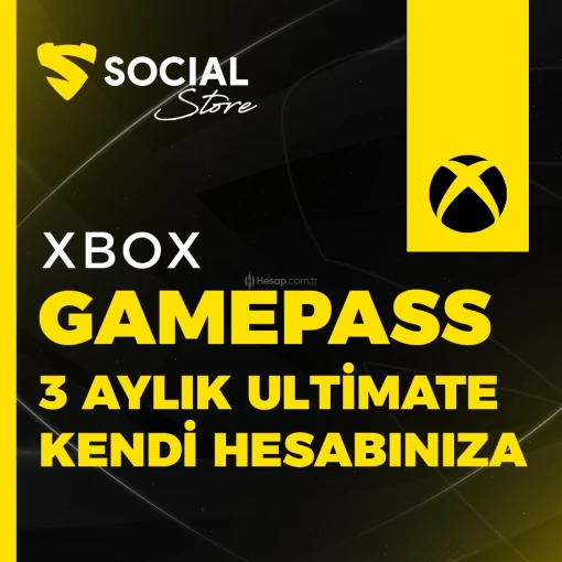 3 Aylık Xbox Gamepass Ultimate - Anlık Teslim