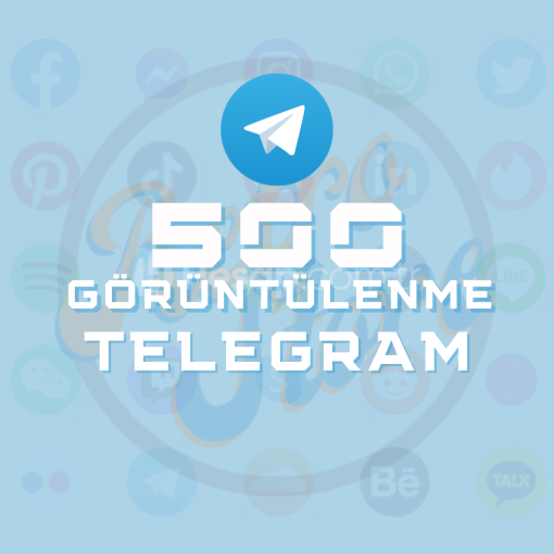 TELEGRAM 500 Post Görüntülenme- Otomatik Teslimat