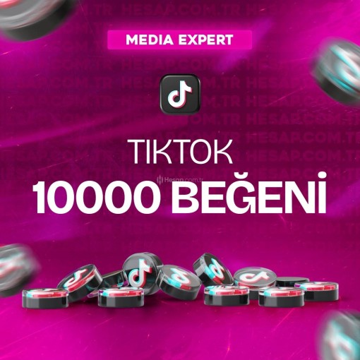 TikTok 10.000 Beğeni - Yüksek Kaliteli