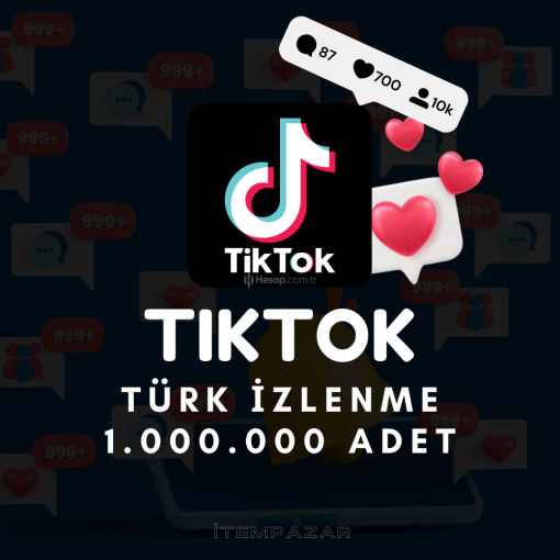 TikTok 1.000.000 Türk İzlenme - Anlık
