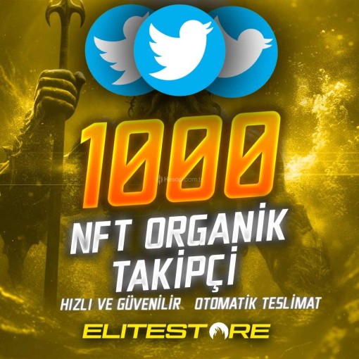 Twitter 1000 Gerçek NFT-Crypto Takipçi
