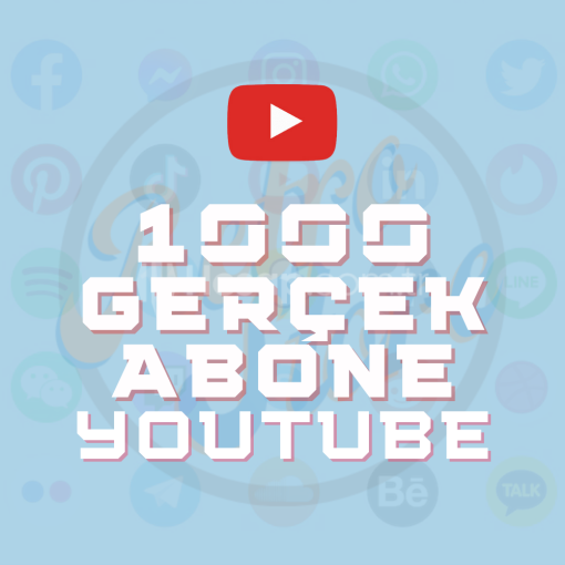 Youtube 1000 Gerçek Abone Garantili - Hızlı Teslimat