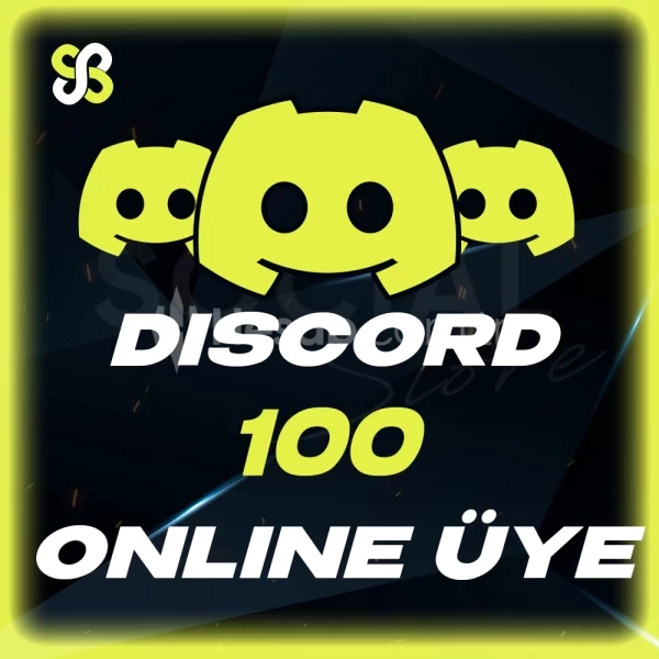 100 Discord 7/24 Online Üye | HEMEN TESLİM