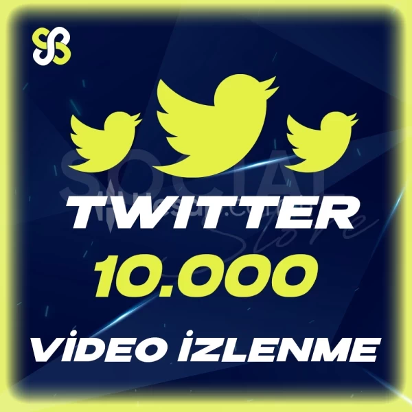 10000 Twitter Video İzlenme | DÜŞÜŞ YOK