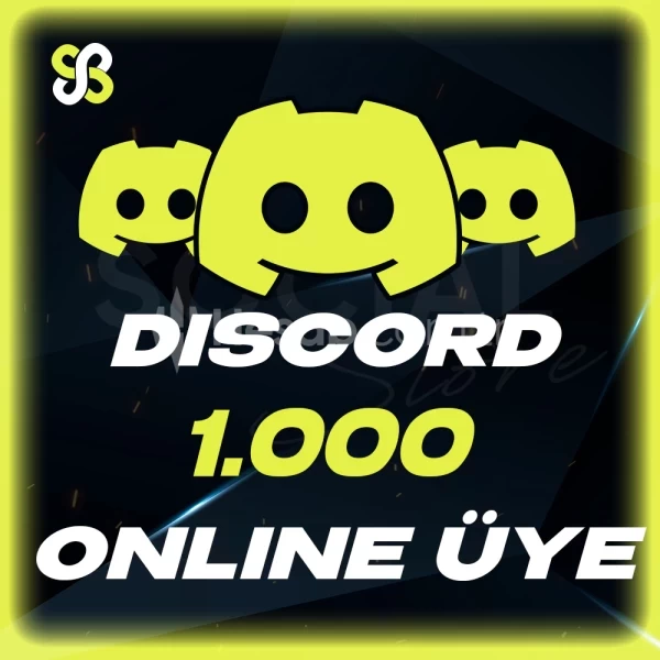 1000 Discord 7/24 Online Üye | HEMEN TESLİM