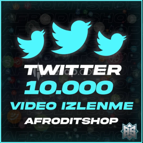 10000 Twitter Video İzlenme | DÜŞÜŞ YOK
