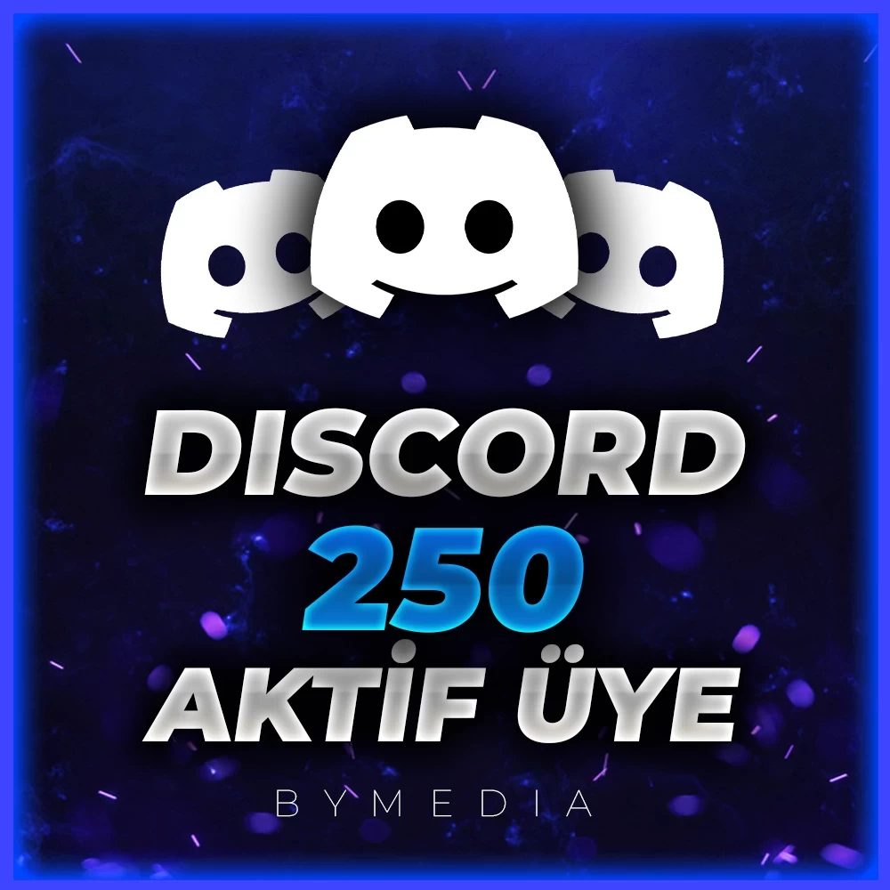 Discord Aktif 250 Üye  -  Discord Online 250 Members