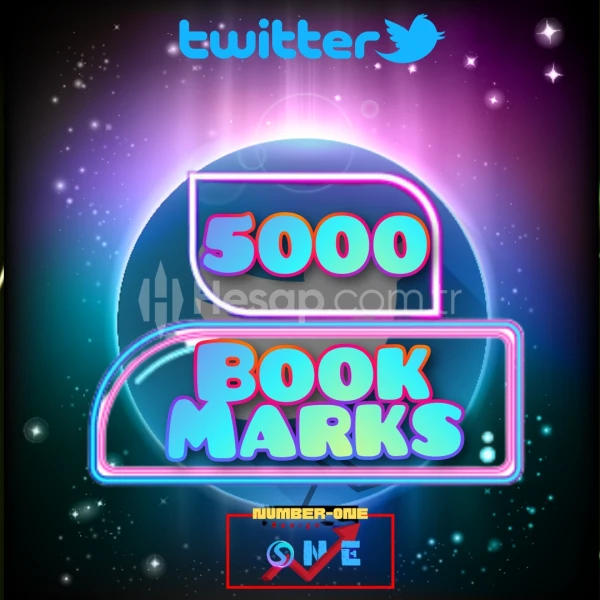 Twitter 5000 Türk BookMarks /Garantili/Aktif