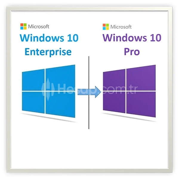 Windows 10 Enterprise’dan Pro’ya Yükseltme Lisans Key