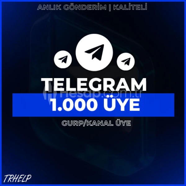 1000 Gerçek Telegram Gurup / Kanal Üyesi | ÇALIŞAN SERVİS