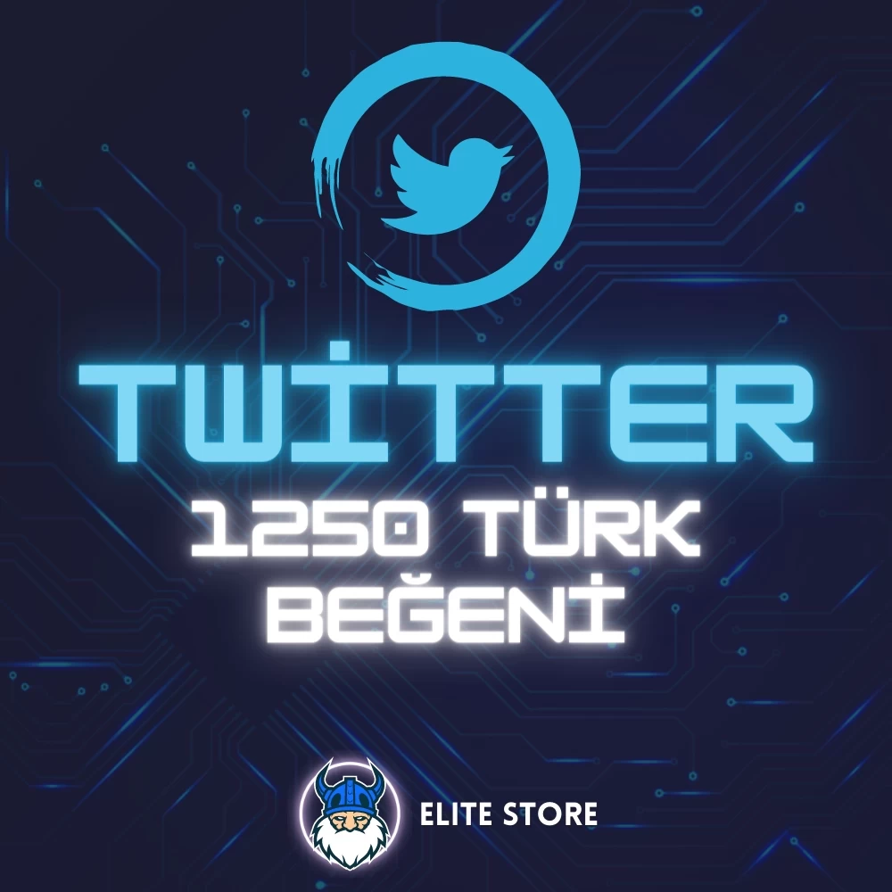 Twitter 1250 Türk Beğeni