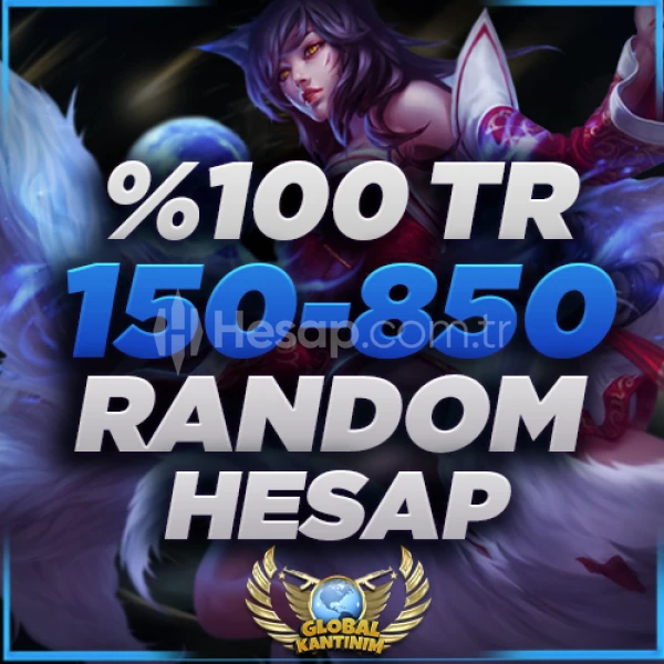 VIP++ TR / 150-850 SKİN %100TR LOL RANDOM HESAP