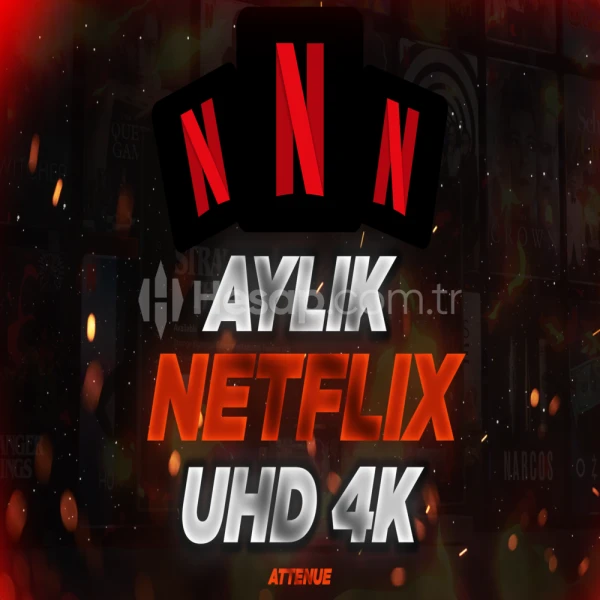 [4K Ultra HD] Netflix 1 Aylık + Garanti
