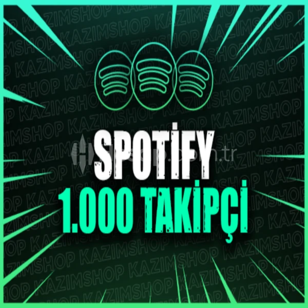 (DÜŞÜŞ YOK) Spotify 1000 Takipçi/Playist