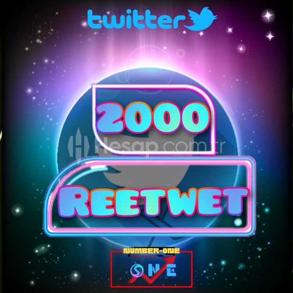 Twitter 2000 Türk Retweet /Garantili/Aktif