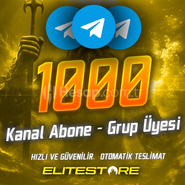 Telegram 1000 Kanal Abone-Grup Üye