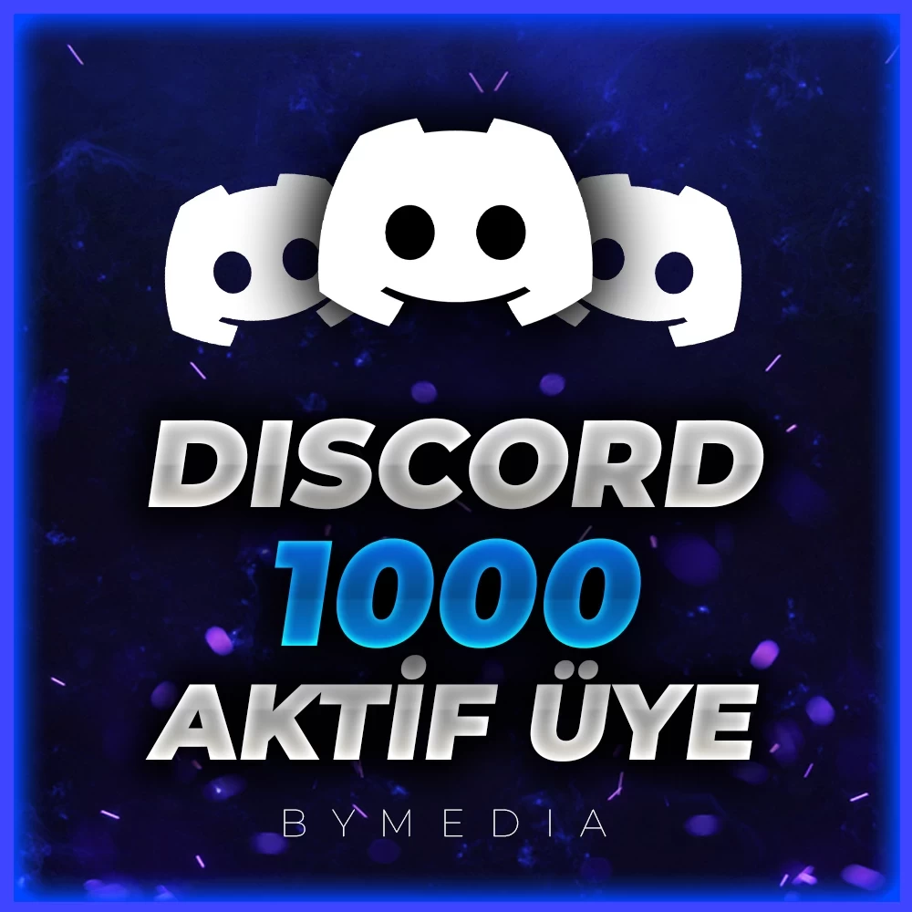 Discord Aktif 1000 Üye  -  Discord Online 1000 Members