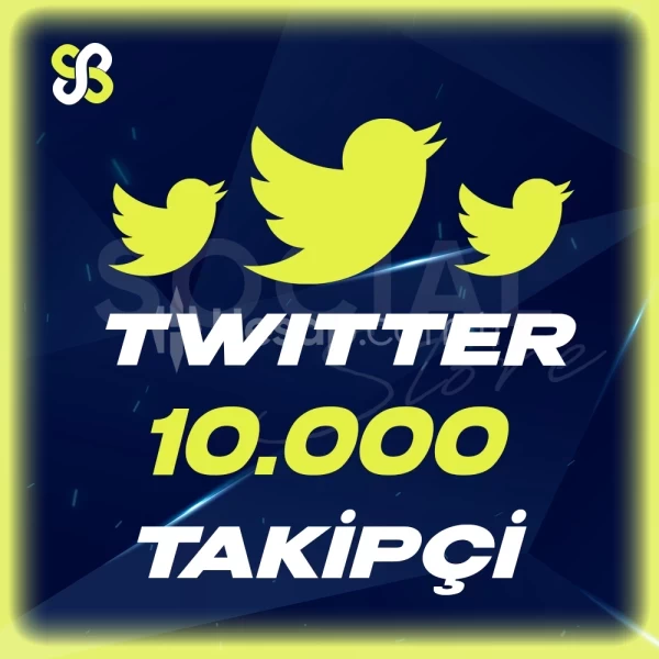 10000 Twitter Takipçi | GARANTİLİ