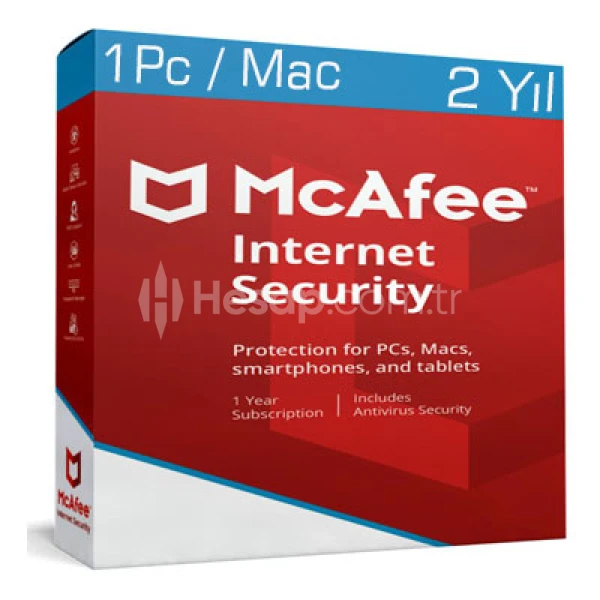 McAfee Internet Security 2023 2 Yıllık - 1 CİHAZ