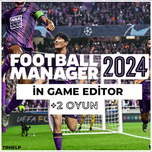 Football Manager 2024 + In Game Editör + 2 Oyun