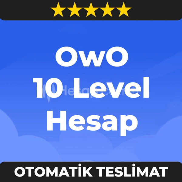 Discord 10 Level OwO Hesap - Otomatik Teslimat