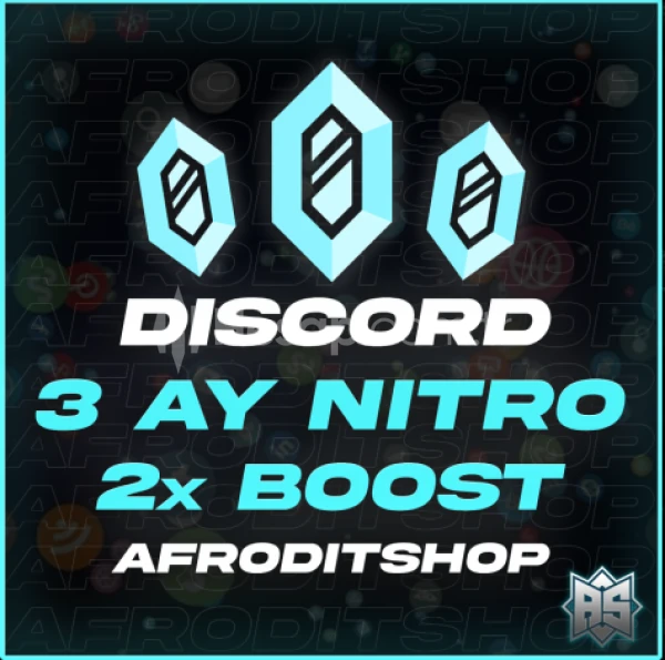 3 Aylık Discord Nitro 2x Boost | ANINDA TESLİM