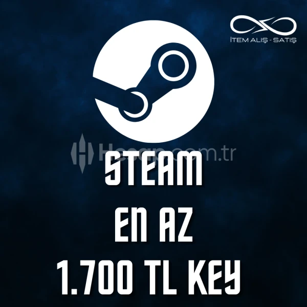Steam EN AZ 1.700 TL Random Key l OTOMATİK TESLİMAT