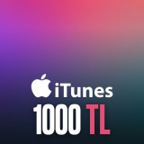 1000 TL iTunes Apple Store Bakiye
