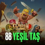 Clash Of Clans 88 Yeşil Taş