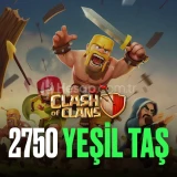 Clash Of Clans 2750 Yeşil Taş