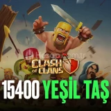 Clash Of Clans 15400 Yeşil Taş