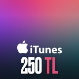 250 TL iTunes Apple Store Bakiye