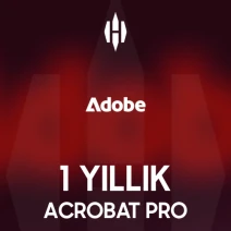 Adobe Acrobat Pro 1 Yıllık Dijital Lisans