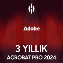 Adobe Acrobat Pro 2024 3 Yıllık Dijital Lisans